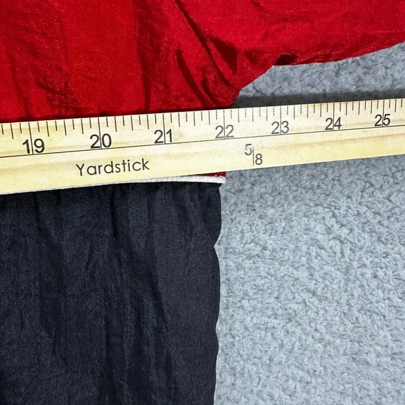 Reebok Windbreaker Jacket Men Large Red Black 1/2 Zip Vintage 90s Retro Gorpcore - Picture 7 of 10